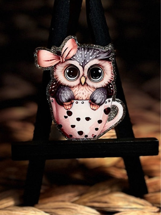Baby Coffee Owl
