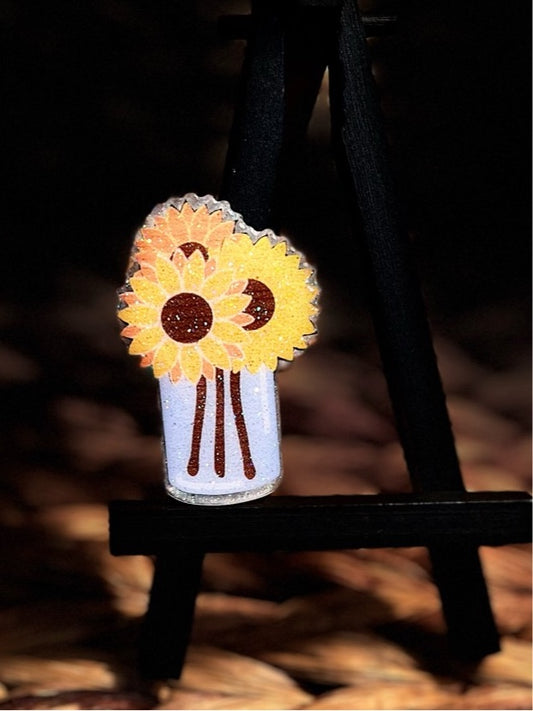 Mason Jar Sunflowers
