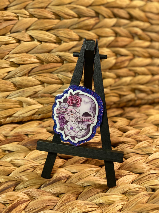 Skull w/ flowers