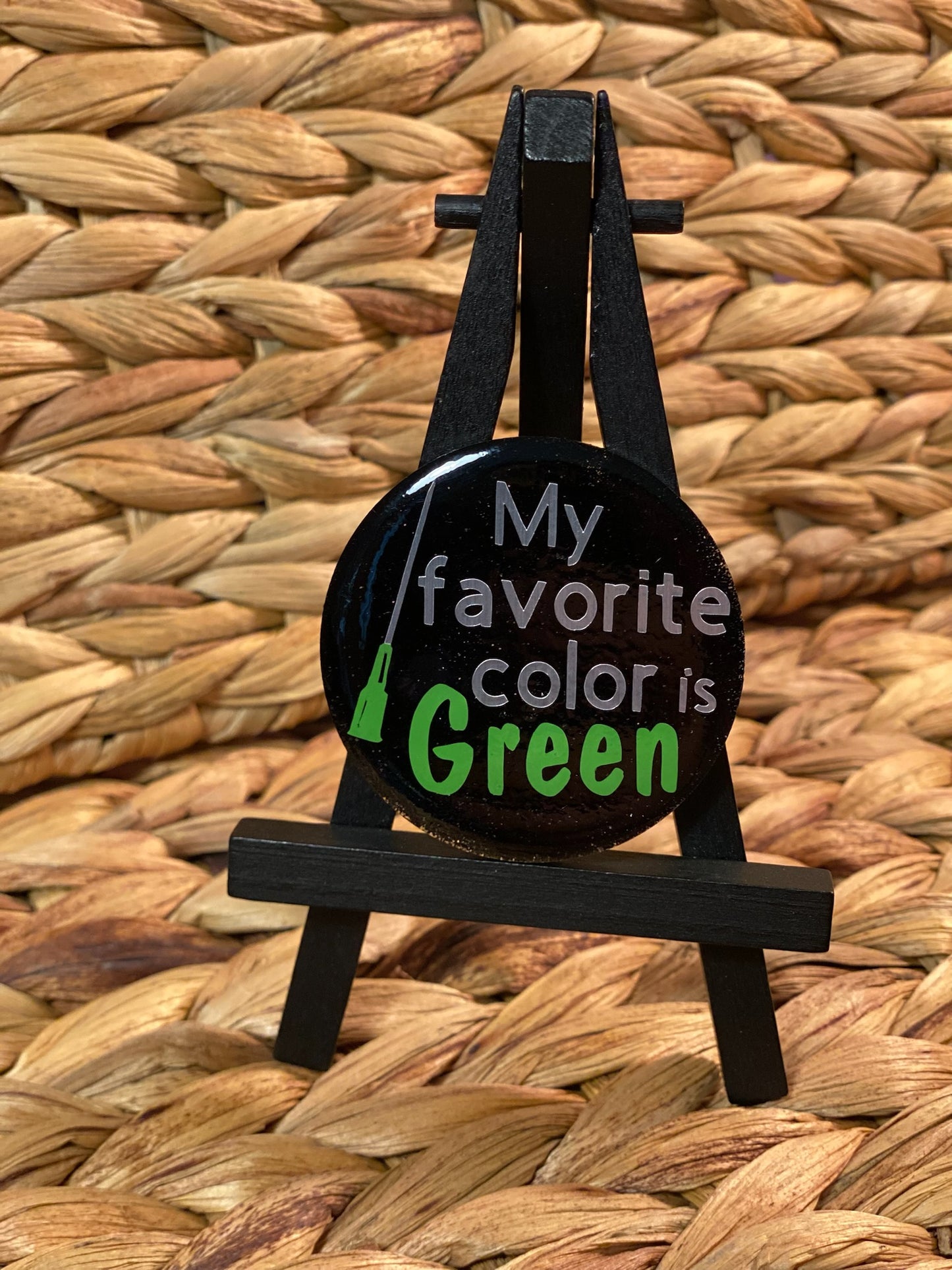 Favorite color is green